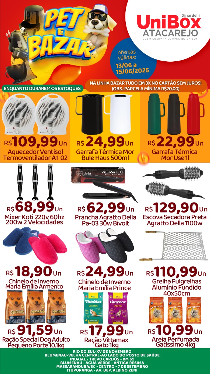 BAZAR E PET 13 A 15-06 LJ 1,2,4,5,6,8