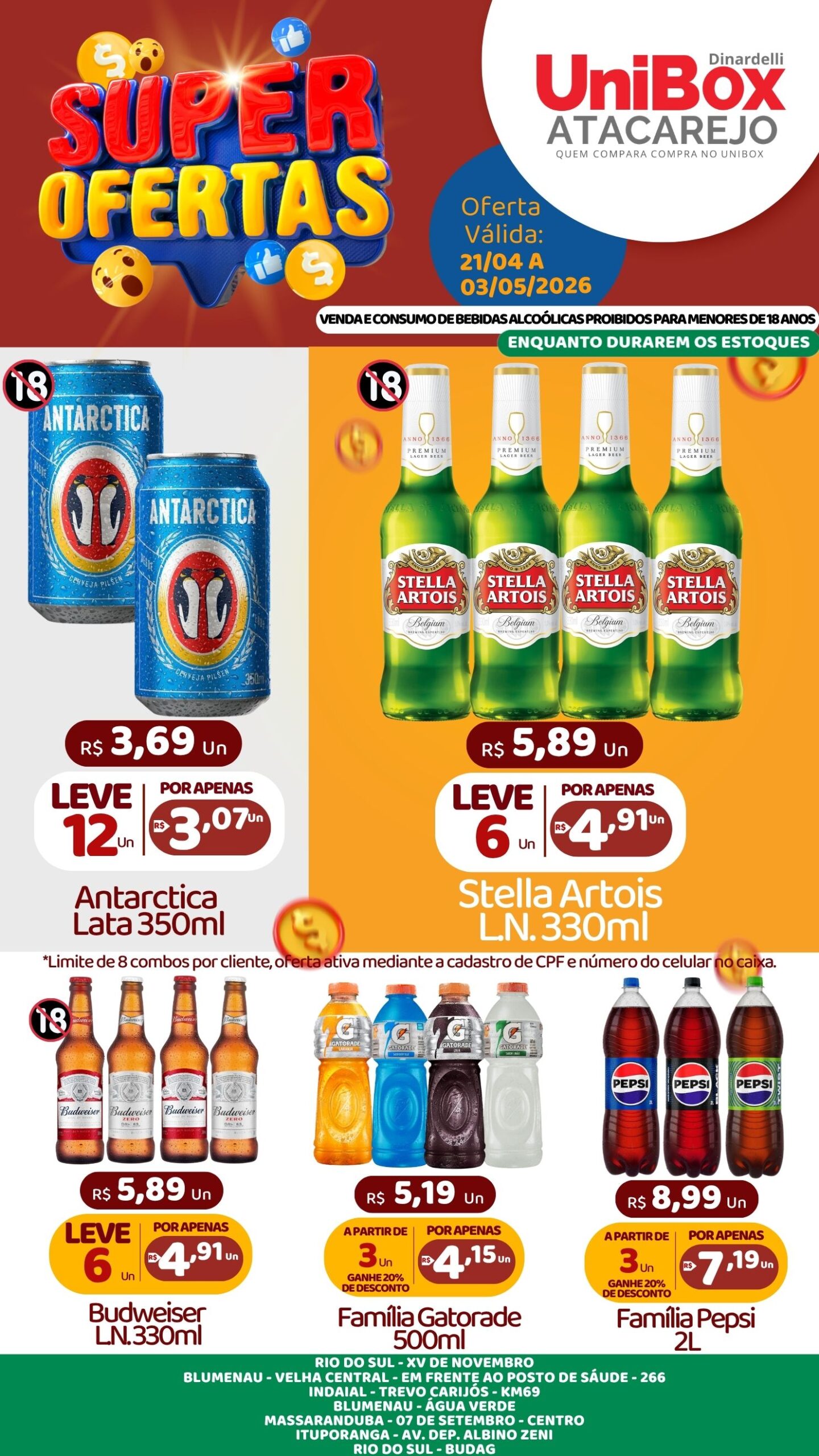 MERCAPROMO 21-04 A 03-05 LJ 1,2,4,5,6,7,8