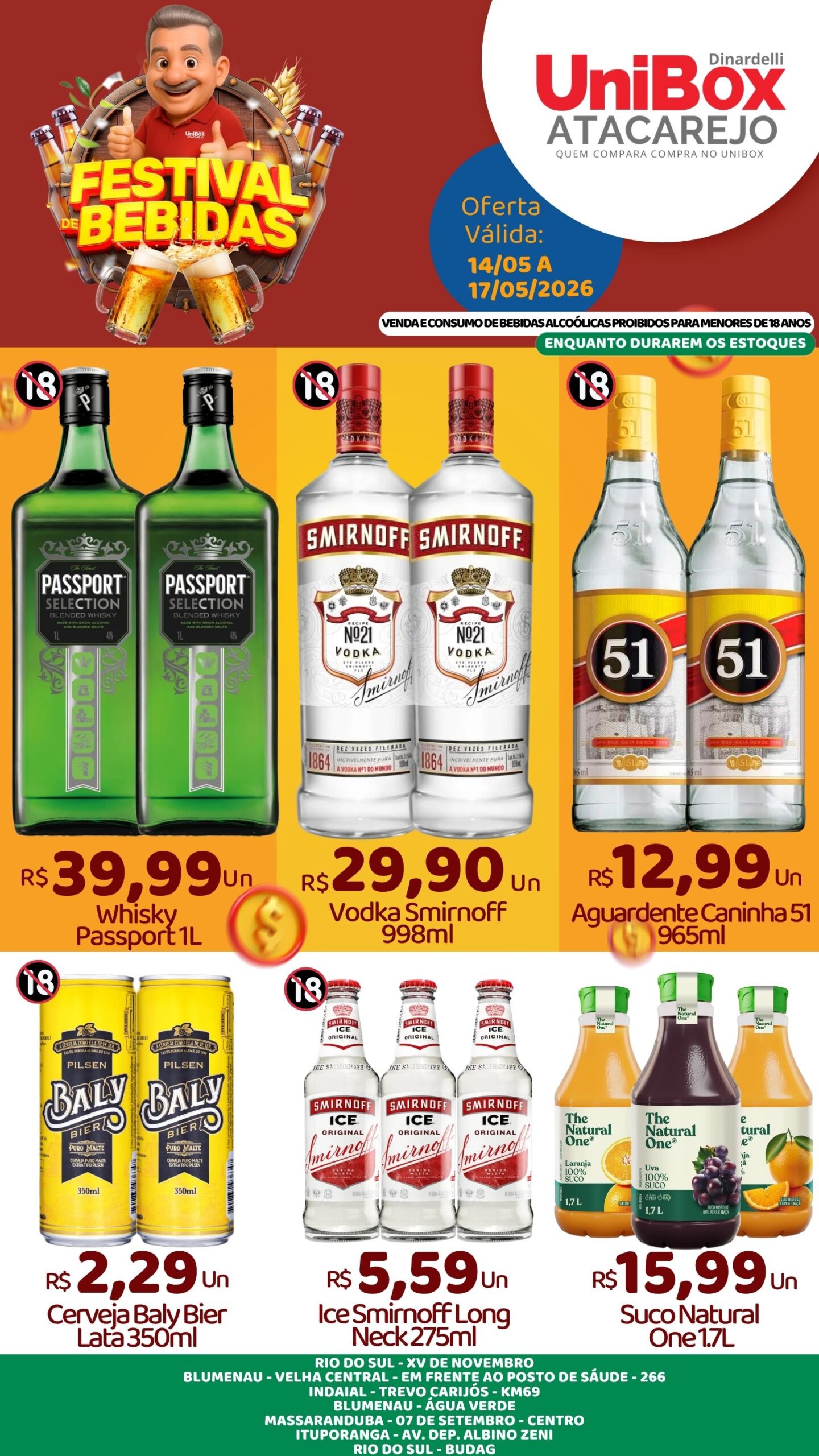 BEBIDAS 14 A 17-05 LJ 1,2,4,5,6,7,8