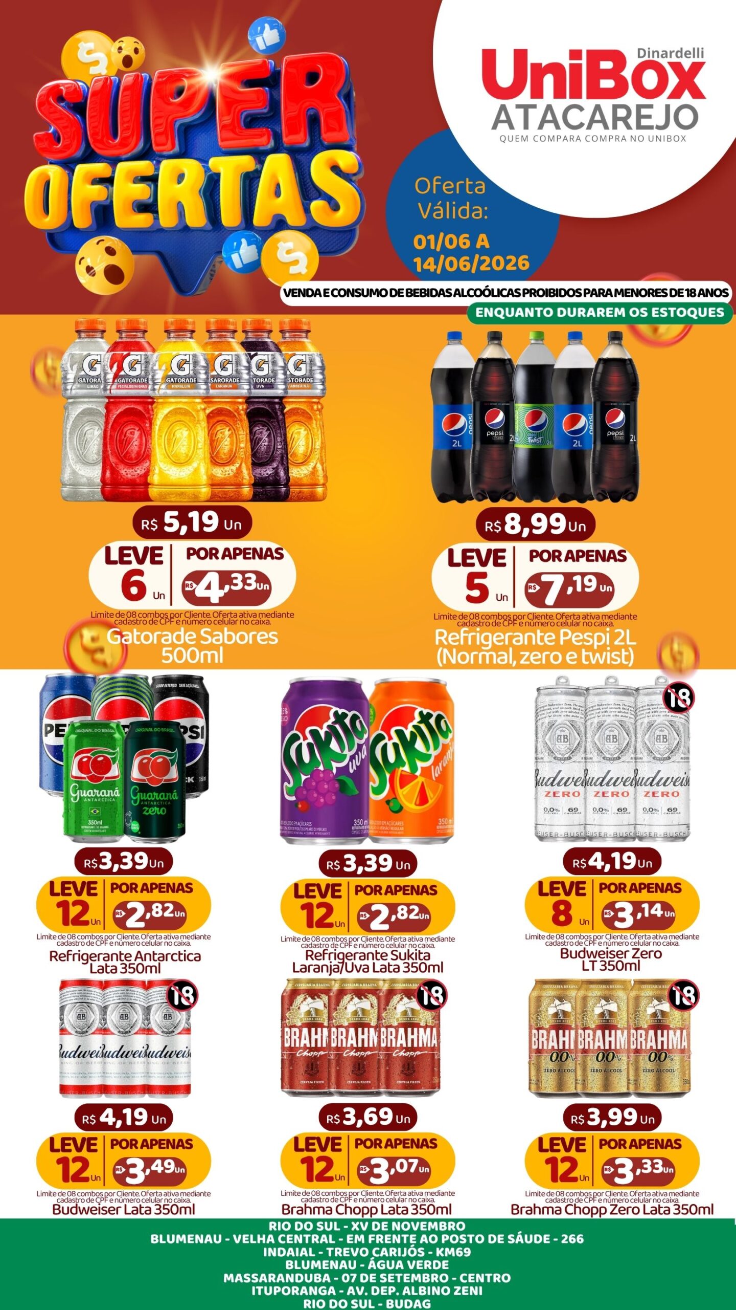 MERCAPROMO – 01-06 A 14-06 – LJS 1,2,4,5,6,7,8
