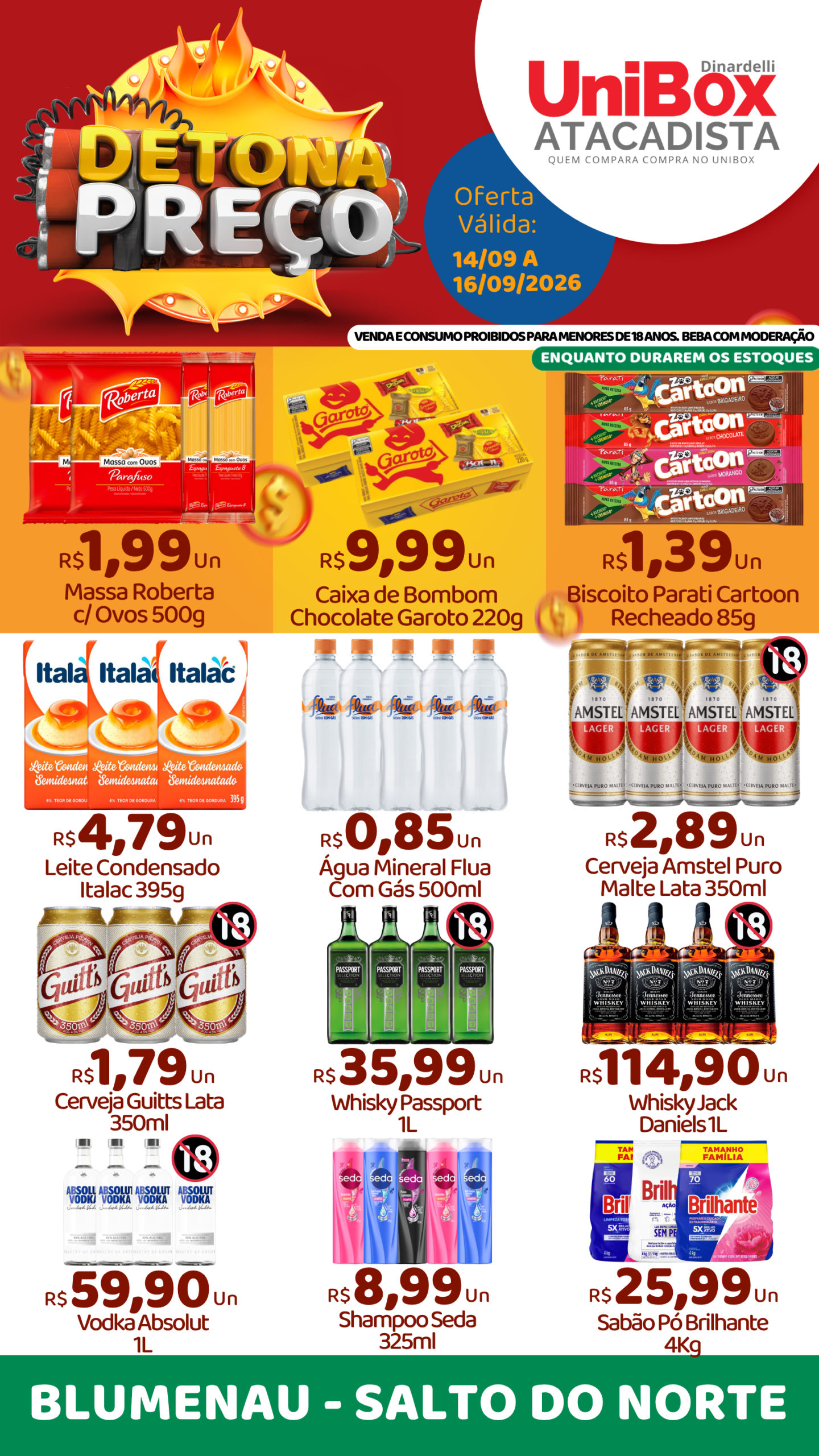 DETONA ATACADO – 14-09 – 16-09 – 1,2,4,5,6,7,8