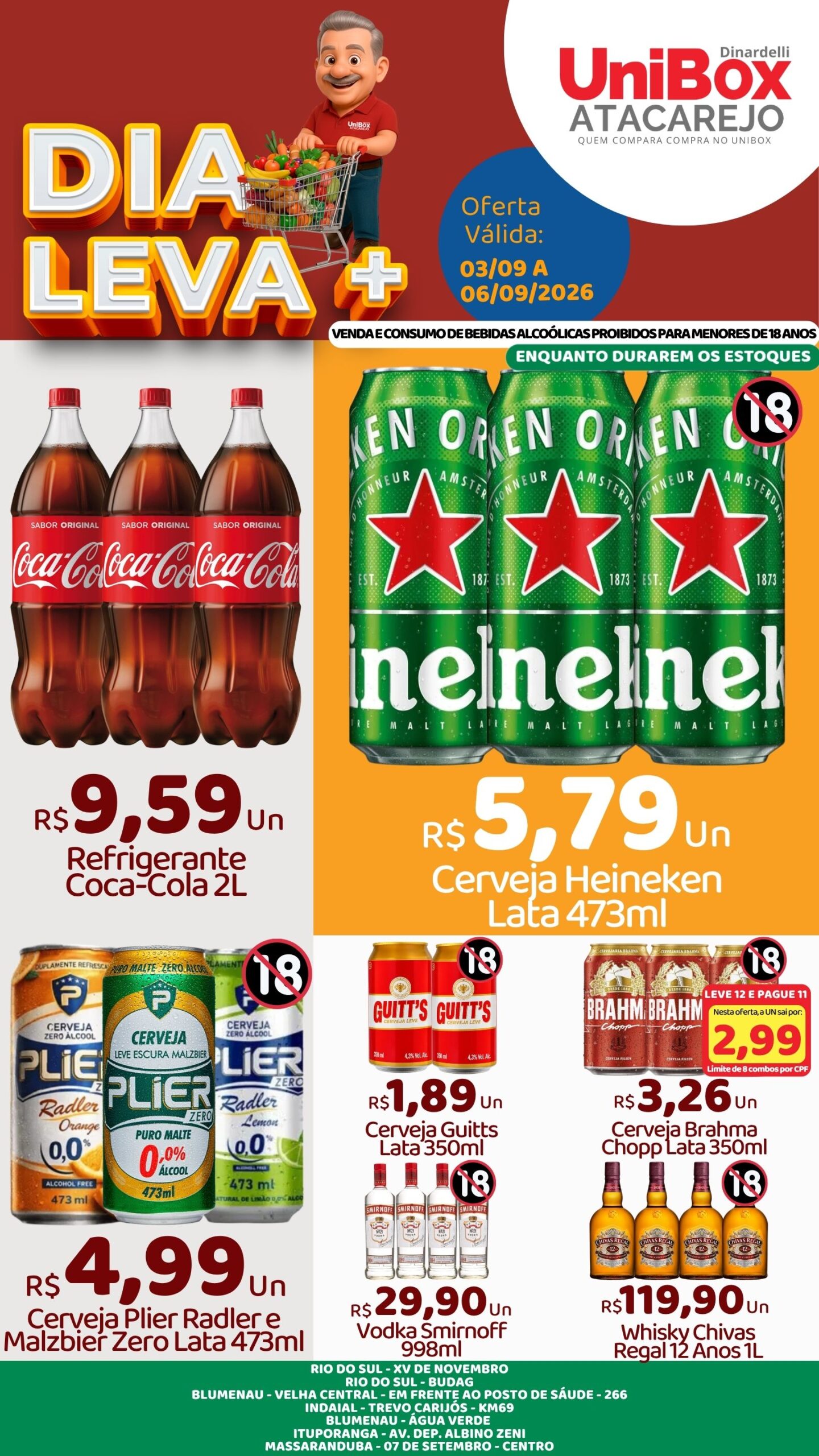 LEVA+ BEBIDAS – 03-09 – 06-09 – LJS 1,2,4,5,6,7,8