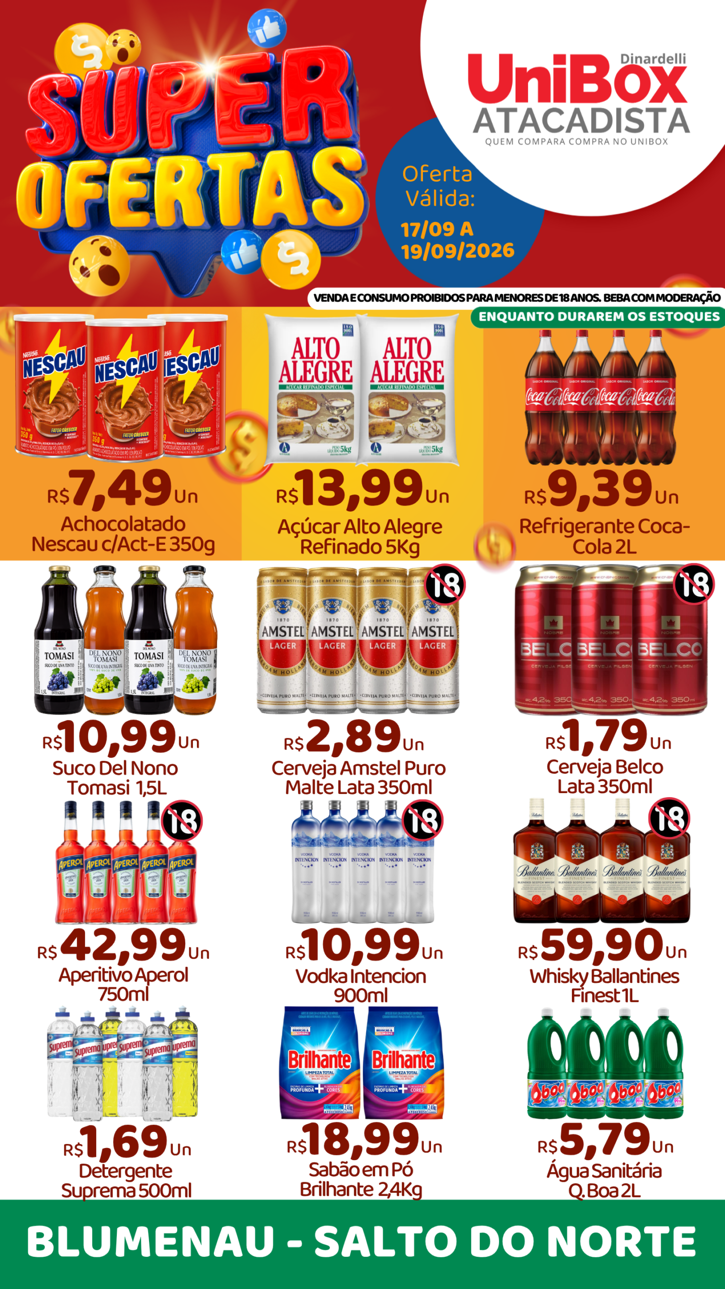 SUPER OFERTAS ATACADO – 17-09 – 19-09 – 1,2,4,5,6,7,8